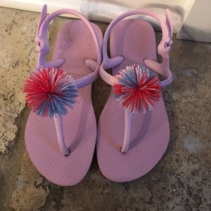Girls havaians sandals new